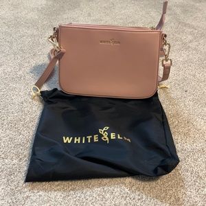 White Elm Ara Crossbody/Clutch Dusty Rose